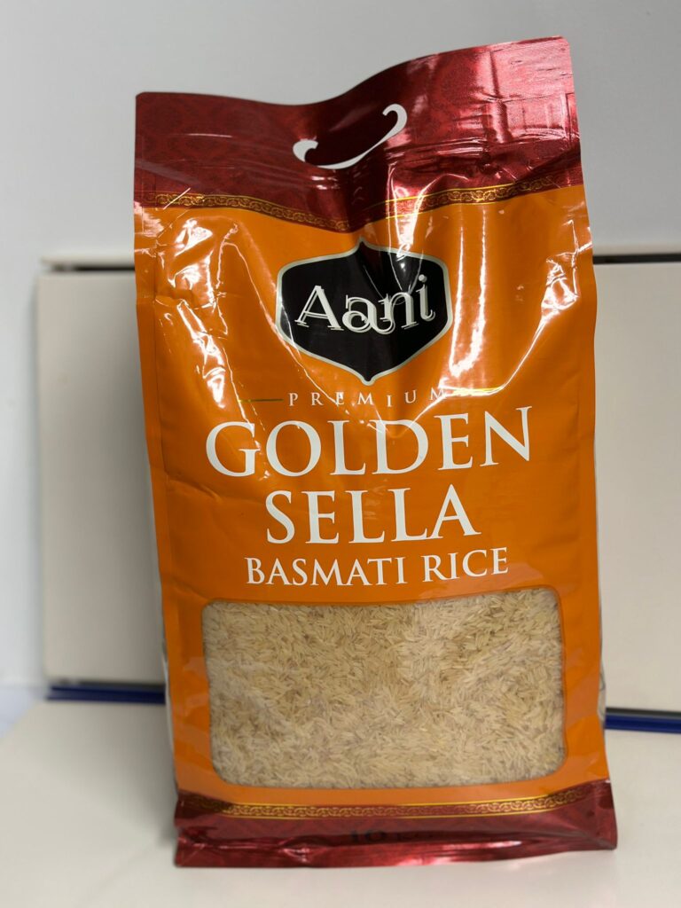 Aani Premium Golden Sella Basmati Rice 10kg Grocery
